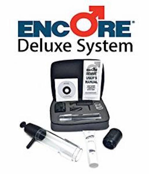 Encore Deluxe Battery/Manual Powered Vacuum Pump ED Erectile Dysfunction Pump