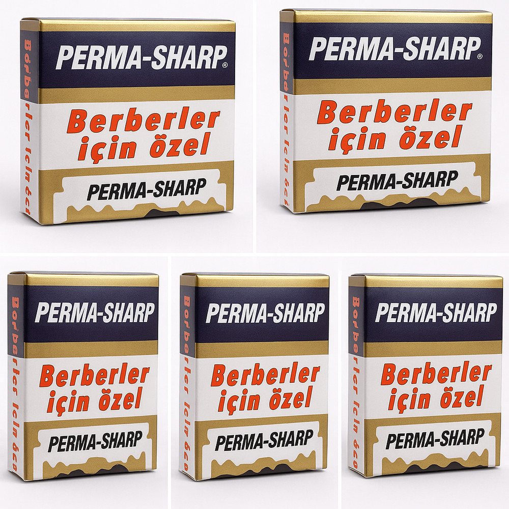 Perma-Sharp Single Edge Half Blades for Barbers 500-5000 pcs Bulk