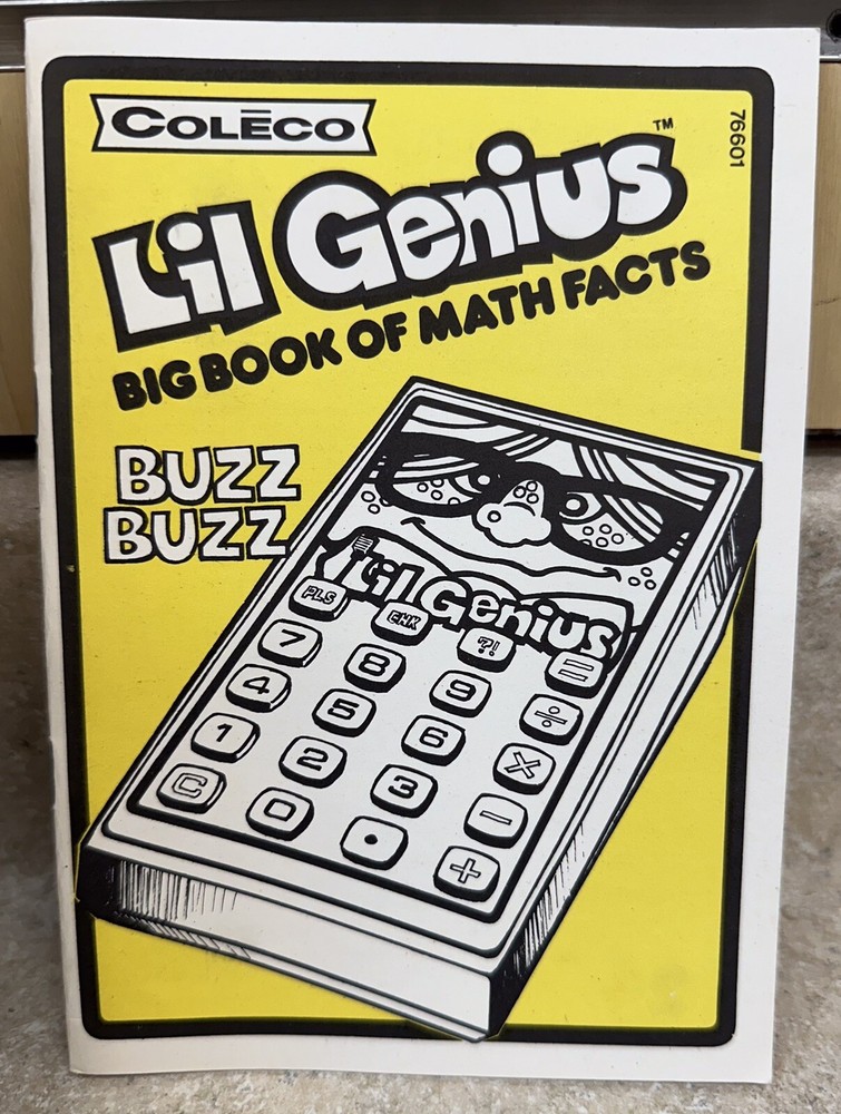 1978 Coleco Lil Genius Electronic Learning Calculator #2000 *New Open Box*