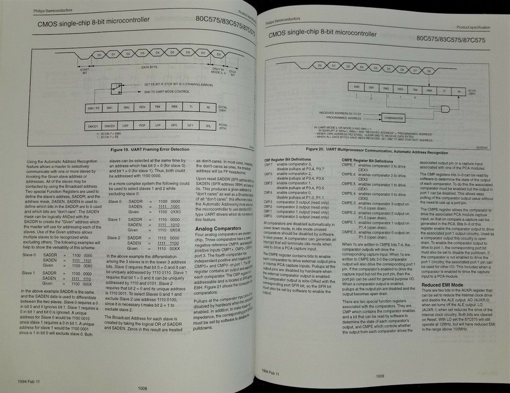 USED 1995 Philips 80C51-based 8-bit Microcontrollers