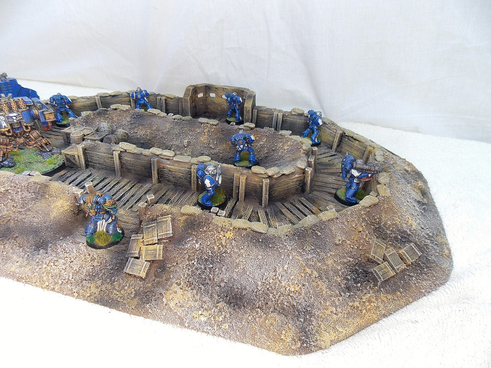 WARGAMING TERRAIN PAINTED ADVANCE ORDERS TRENCH SYSTEM