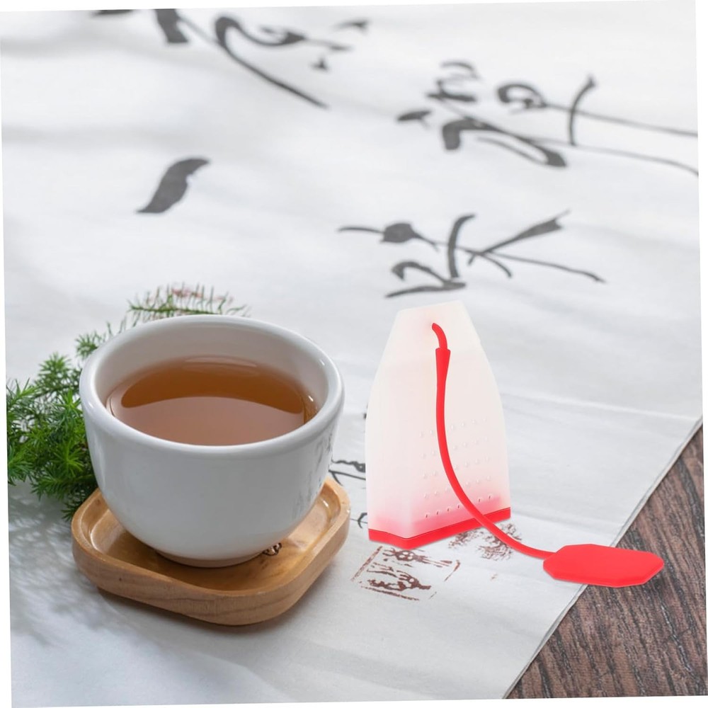 2Pcs Silicone Tea Strainer Reusable Loose Leaf Infuser