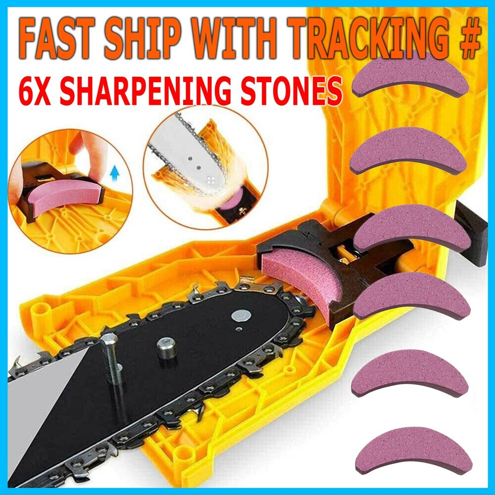 Chainsaw Teeth Sharpener Chain Saw Blade Fast Sharpening Stone Grinder 14-20inch