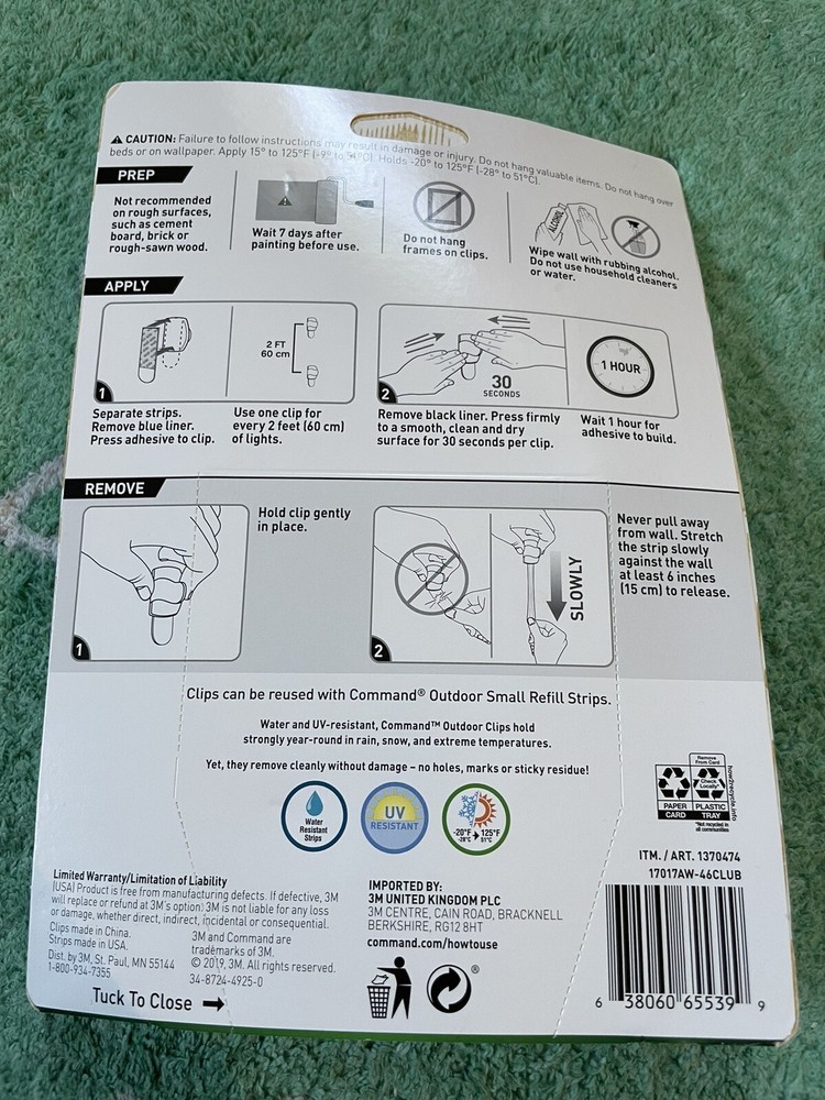 Command Indoor/outdoor Light Clips
