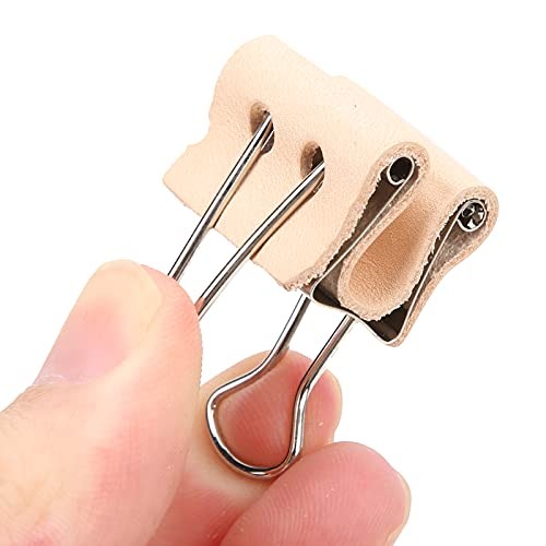 5PCS Clips Large Protective Leather Clips Strong and Reusable for Office Home
