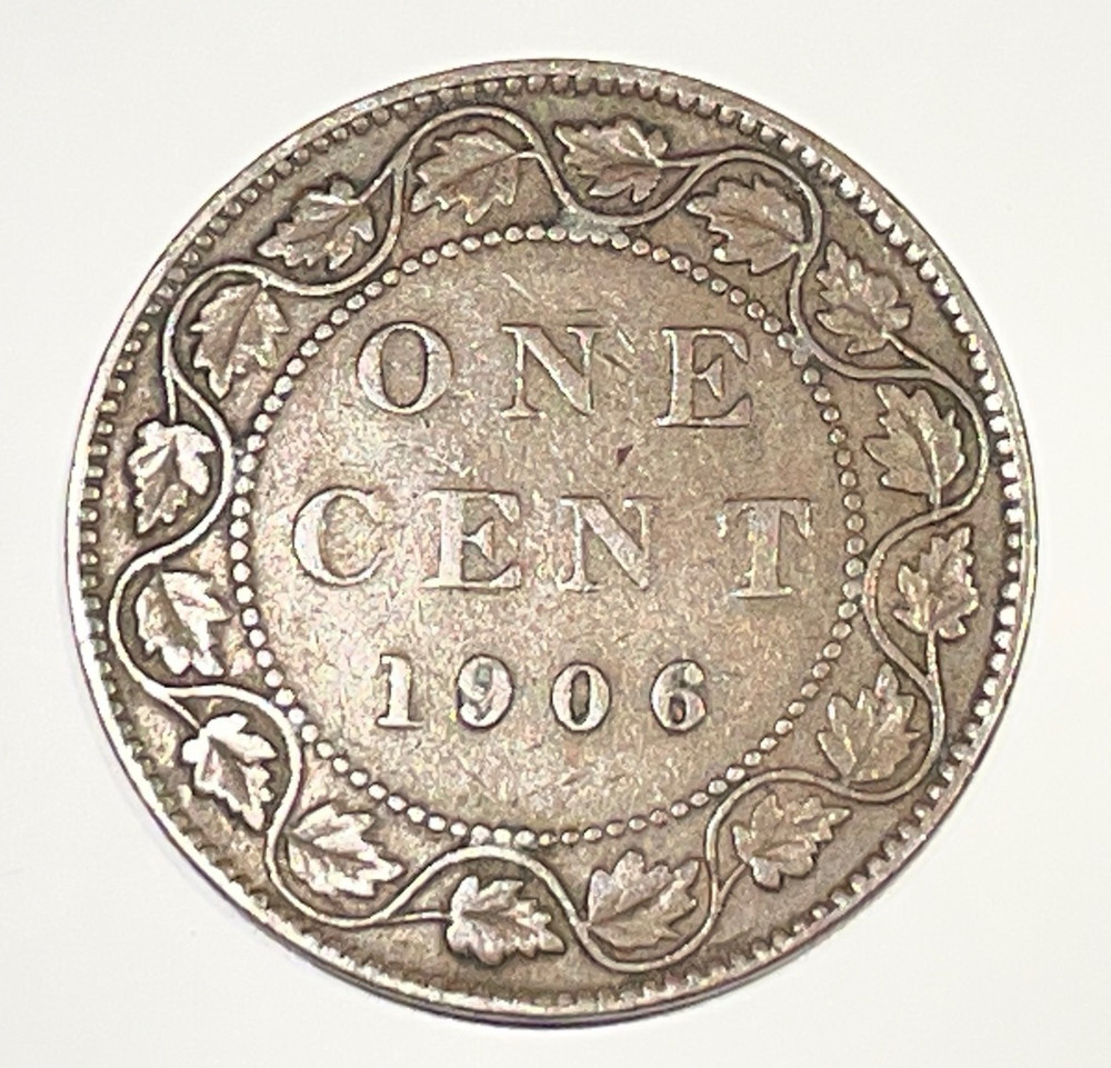 Canada 1906 One Cent Ungraded KM#8