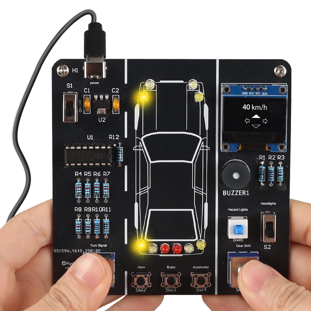 MIOYOOW DIY Car Driving Simulation Soldering Practice Kit, Electronics...