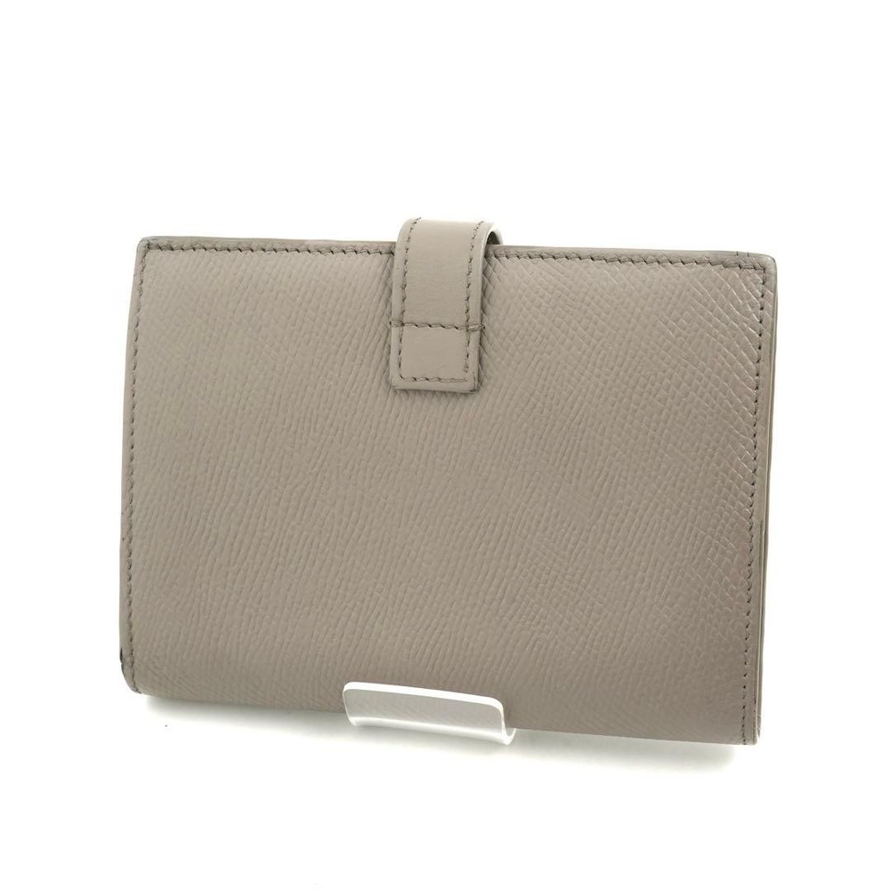 CELINE Mini Wallet Strap Wallet Folded Beige From Japan