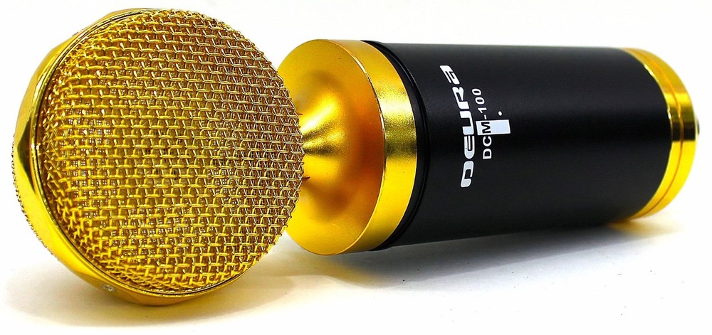 DEURA DCM-100 Large Diaphragm Phantom Power Studio Condenser BEST Microphone