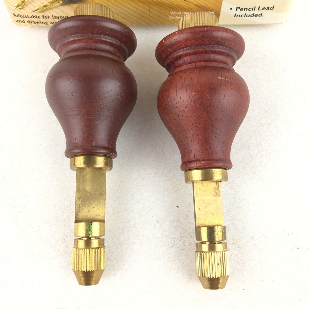 Rockler Adjustable Trammel Point Set With Points And Pencil Leads 39394