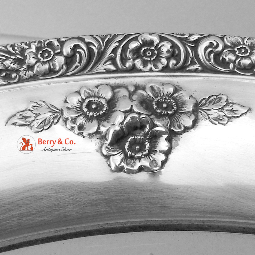 Meadow Rose Bowl Sterling Silver Watson 1920