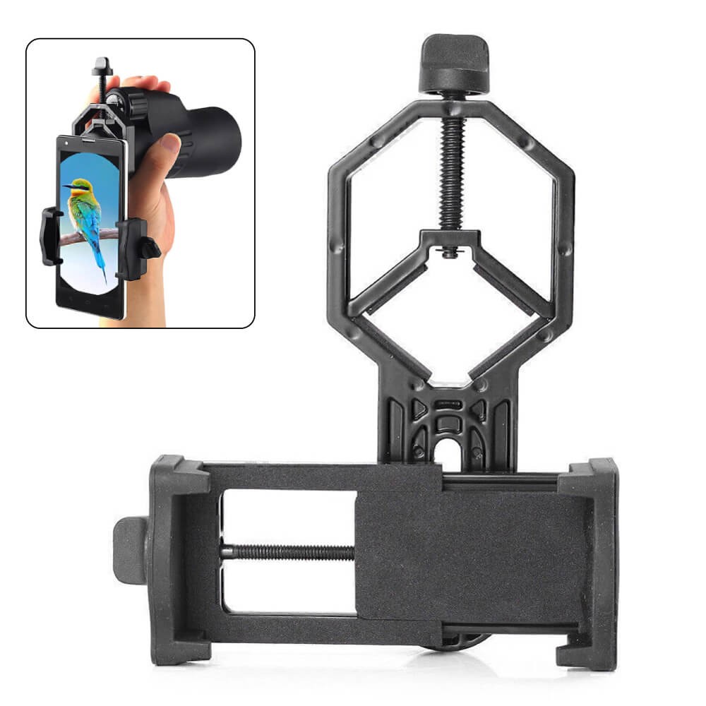 Universal Mobile Phone Adapter Mount Fr Microscope Telescope Binocular Monocular
