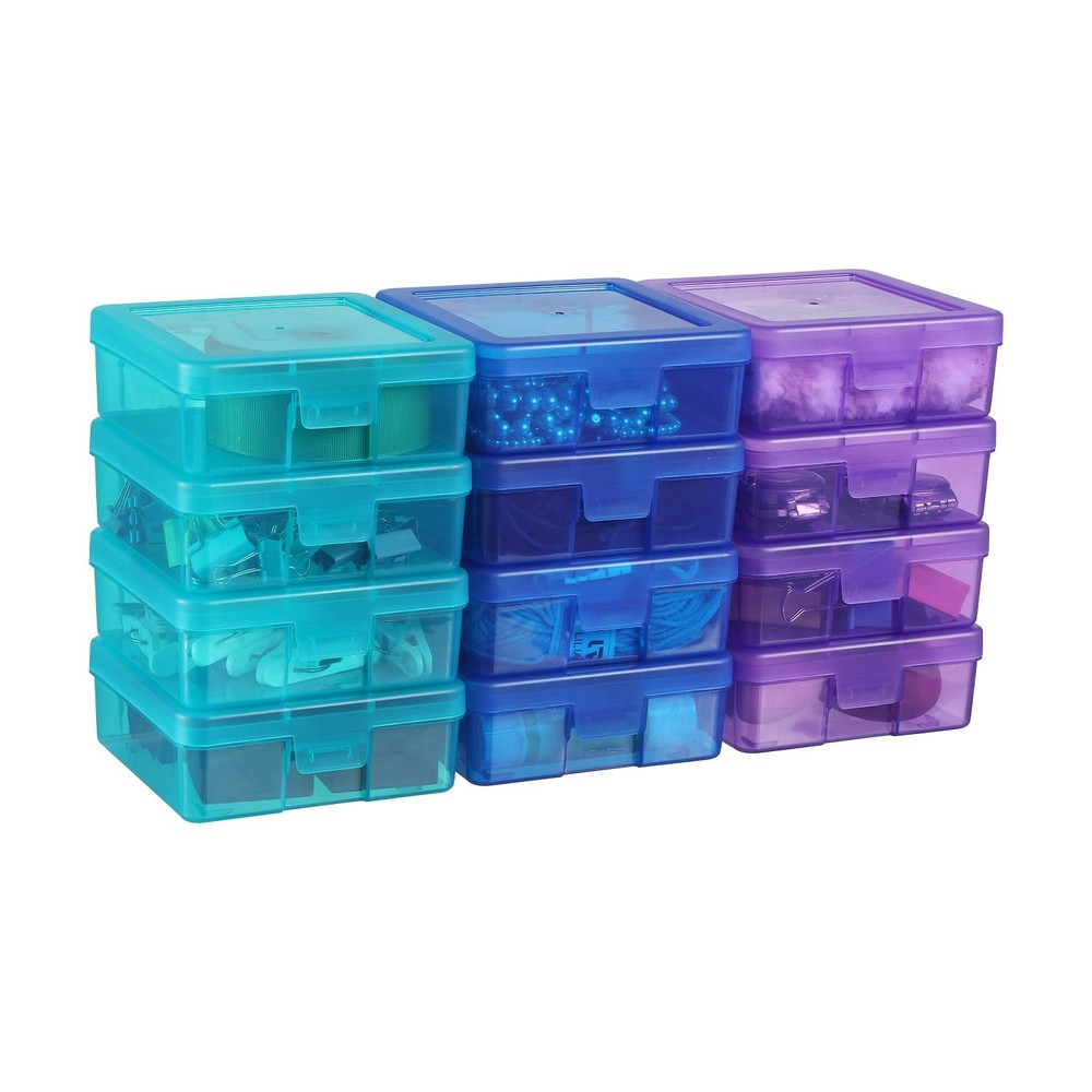 Small Plastic Storage Containers Clear Arts & Crafts Storage Boxes & Organize...