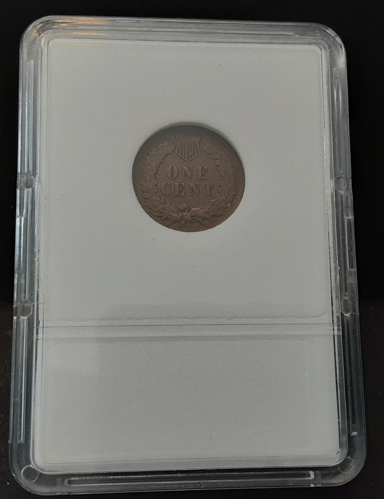 1907 INDIAN HEAD CENT - FINE - IN PLASTIC CASE - K246-2
