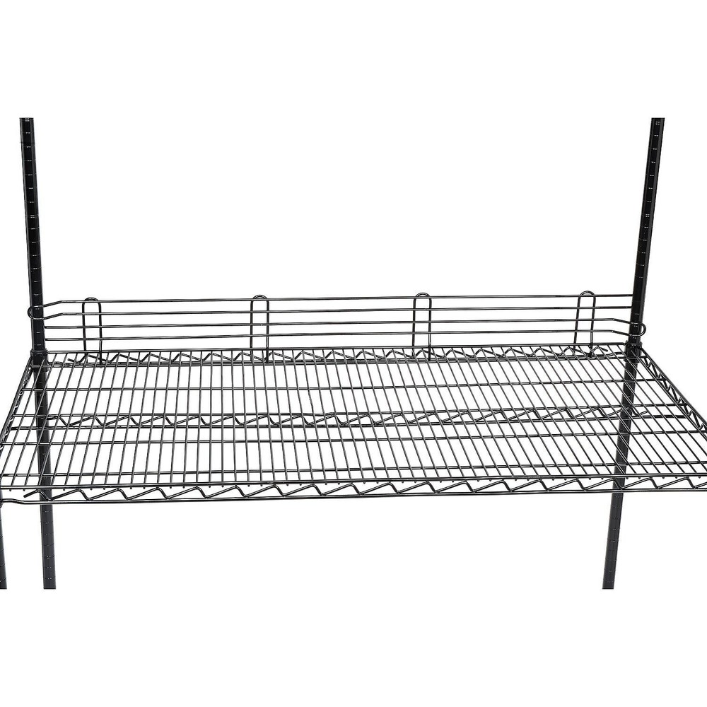 Nexel Ledge for Wire Shelves 54"L x 4"H Black Epoxy