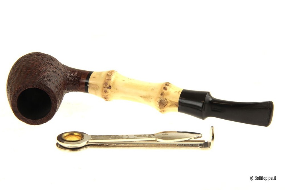 C-Pipe Sandblast - Bent Billiard Bamboo