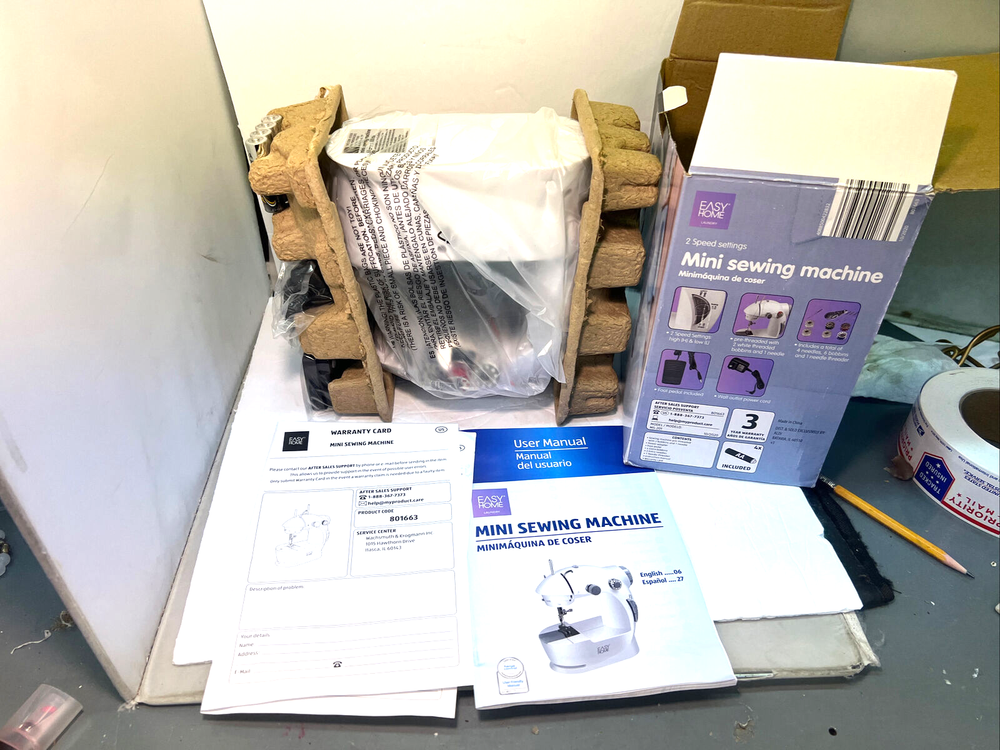 Easy Home Mini Sewing Machine New Open Box