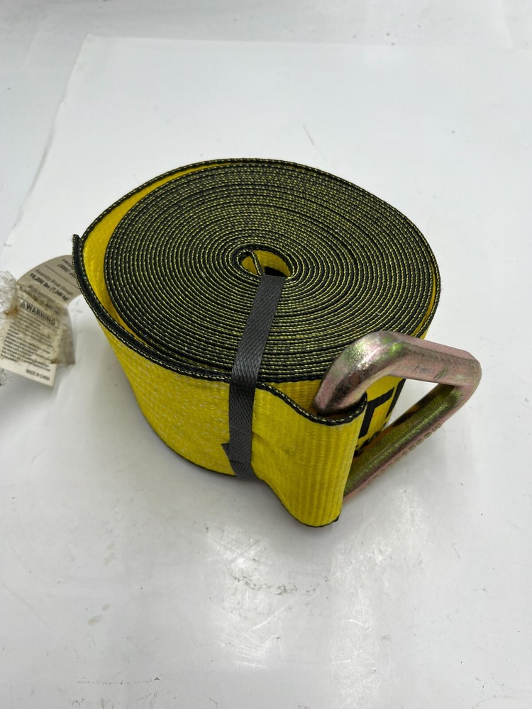 US Cargo Control Flat Hook Ratchet Strap MBS20000LBS 5,400 lbs WLL Yellow