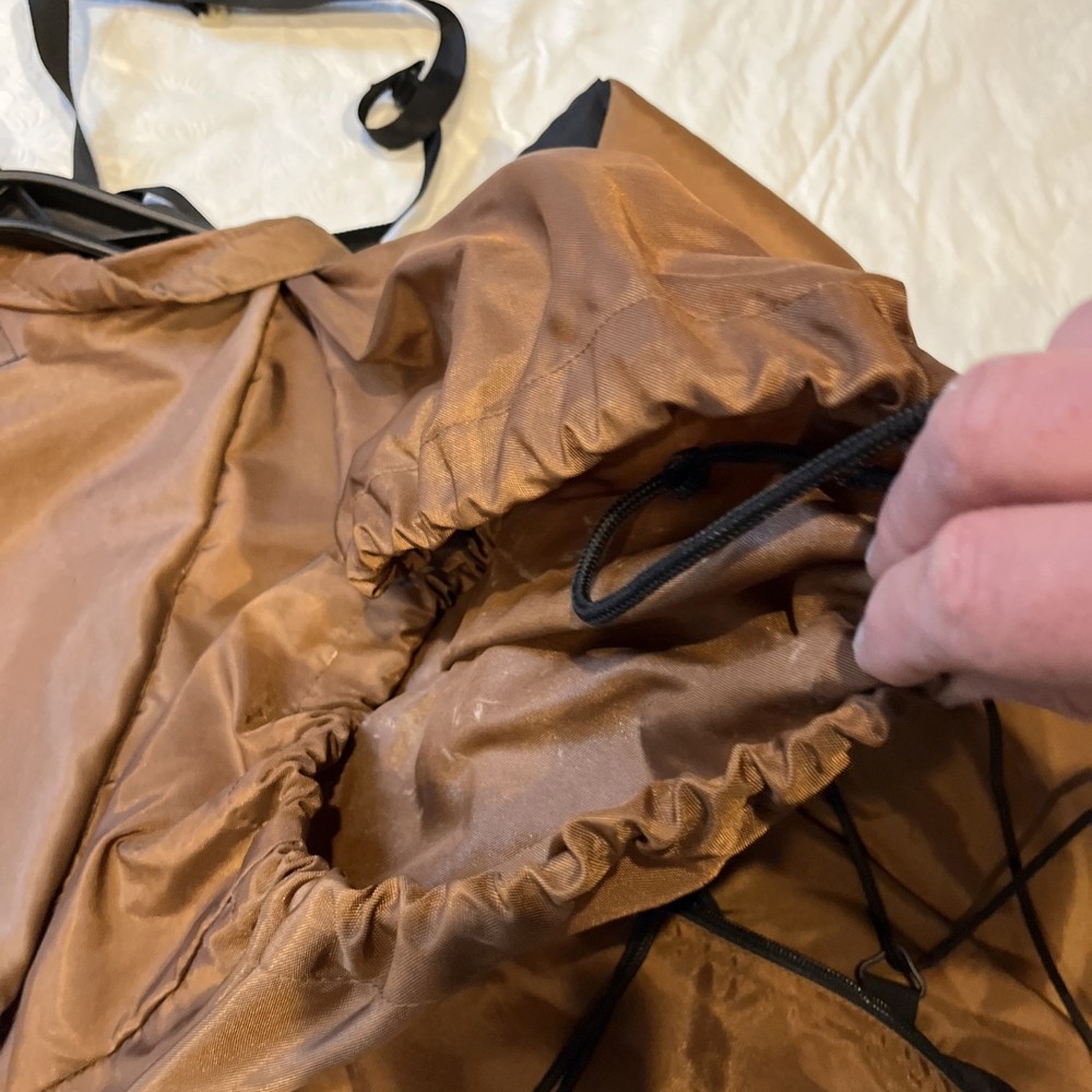 Camp Trails External Frame Hiking Backpack Size M Adjustable Black and Tan