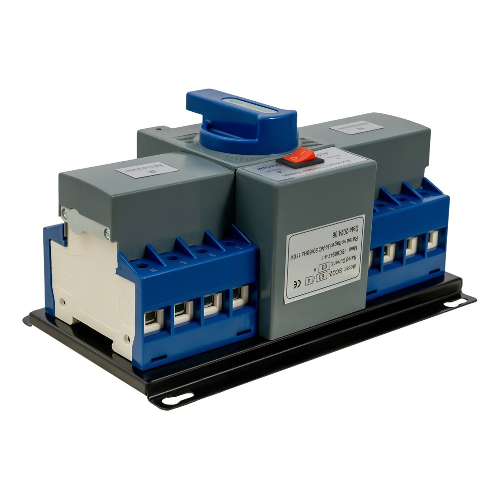 4P Dual Power Automatic Transfer Switch ATS CB level M6 Mini Change-over Switch