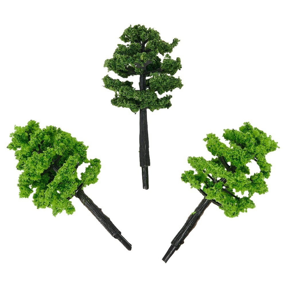 For N / OO Gauge Layouts Basic Scenery & Trees Model Trees 50mm? Trees 12pcs