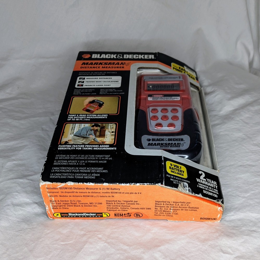 Marksman Distance Measurer Point Black & Decker