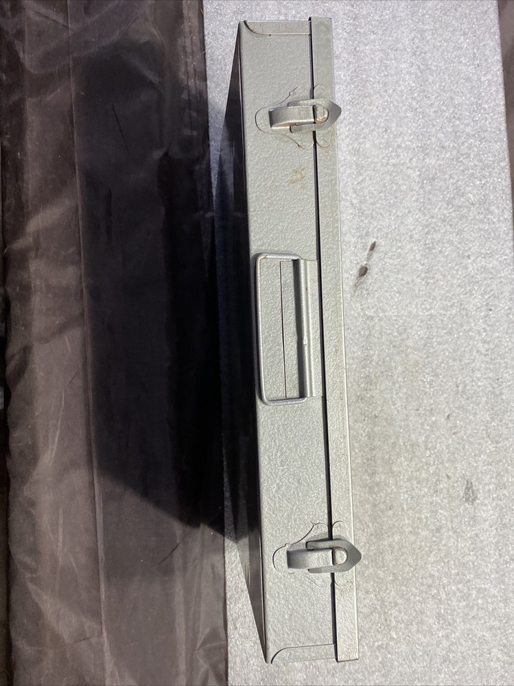 Vintage Metal 30 Hole Storage Bin Tray