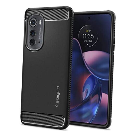Rugged Armor Designed for Motorola Edge 2022 Case (2022) - Matte Black