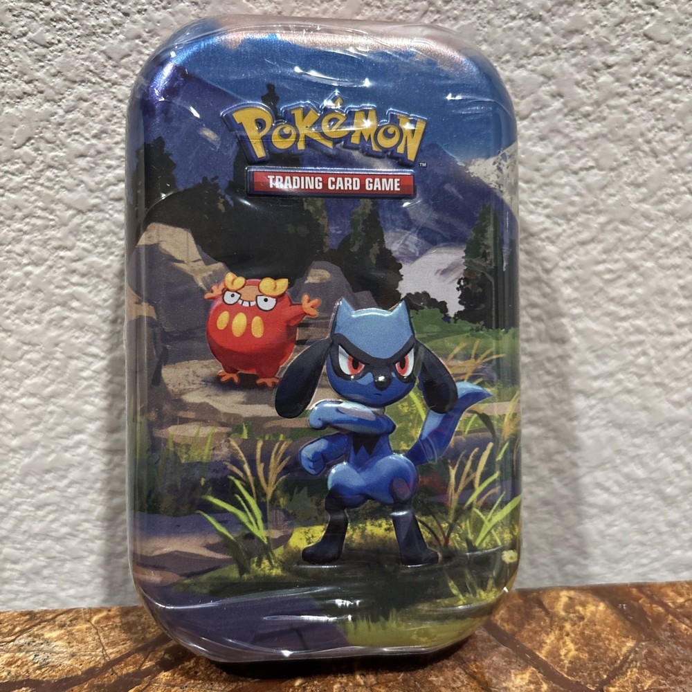 🔥 Pokemon Mega Evolution Ascended Heroes Mini Tin Featuring Riolu & Darumaka