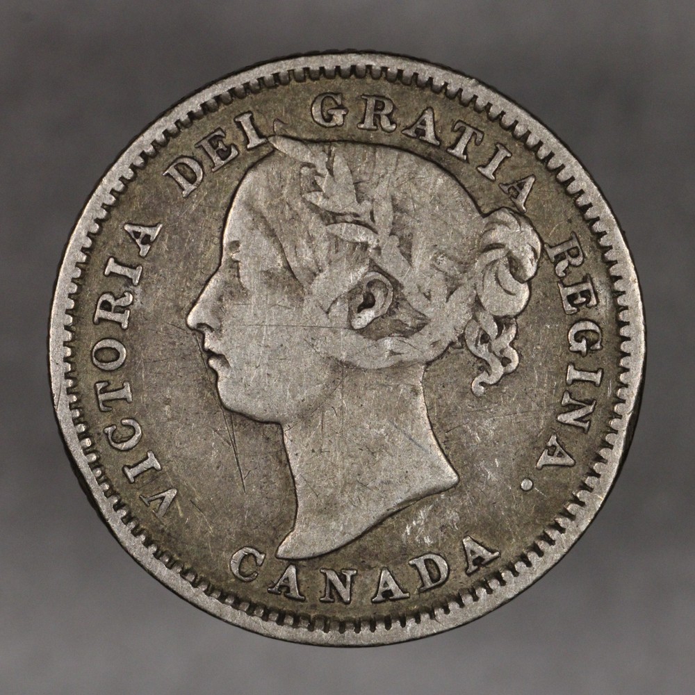 1896 Canada Silver 10 Cents