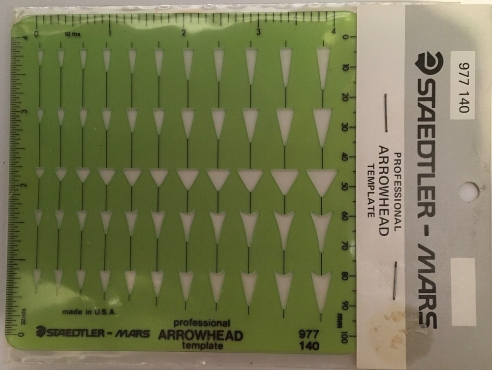Staedtler Mars # 977 140 Professional Arrowhead Template