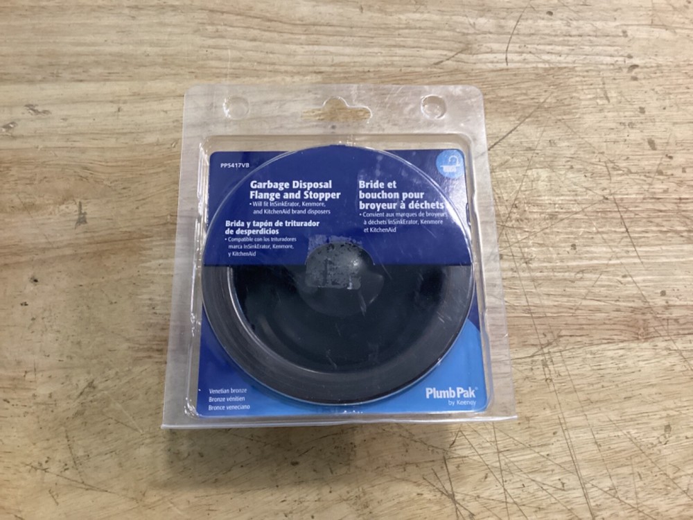 Garbage Disposal Flange and Stopper