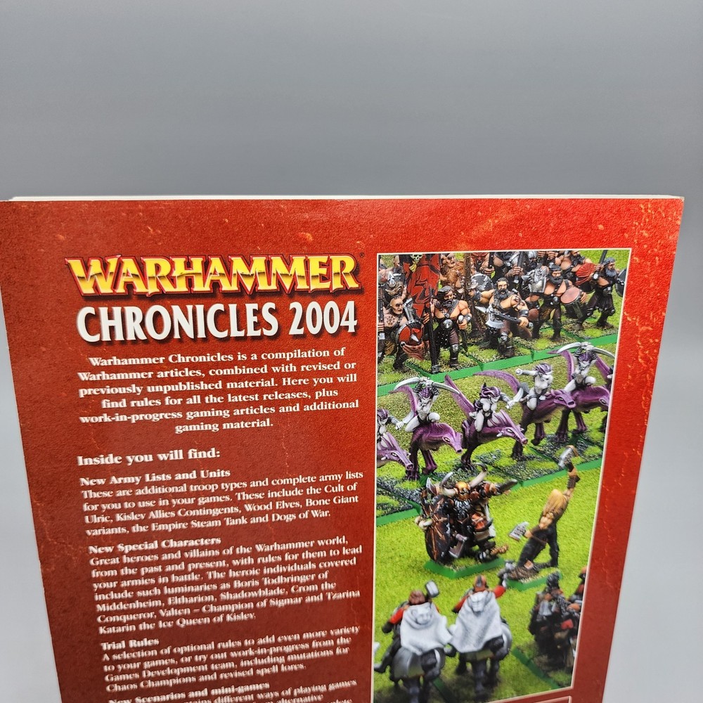 Warhammer Fantasy Chronicles 2004 OOP Games Workshop WFB