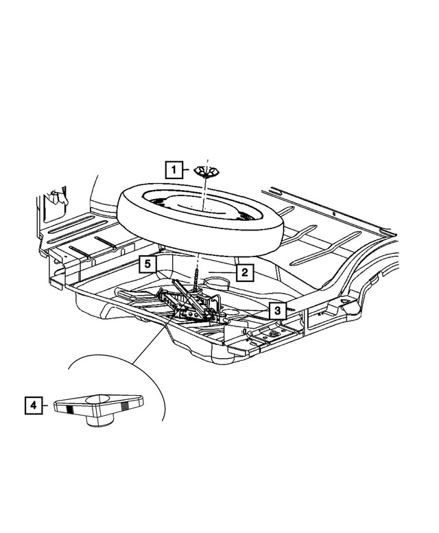 Genuine Mopar Shoulder Bolt 6510265AA