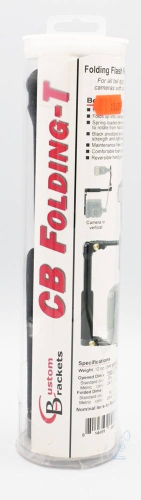 Custom Brackets CB Folding-T Camera Flash Bracket