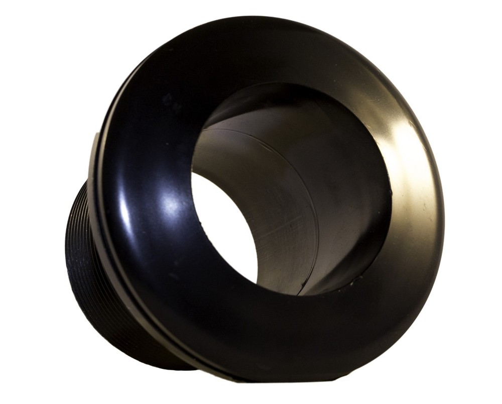 2-Inch - Slip x Slip - ABS Plastic Bulkhead Fitting