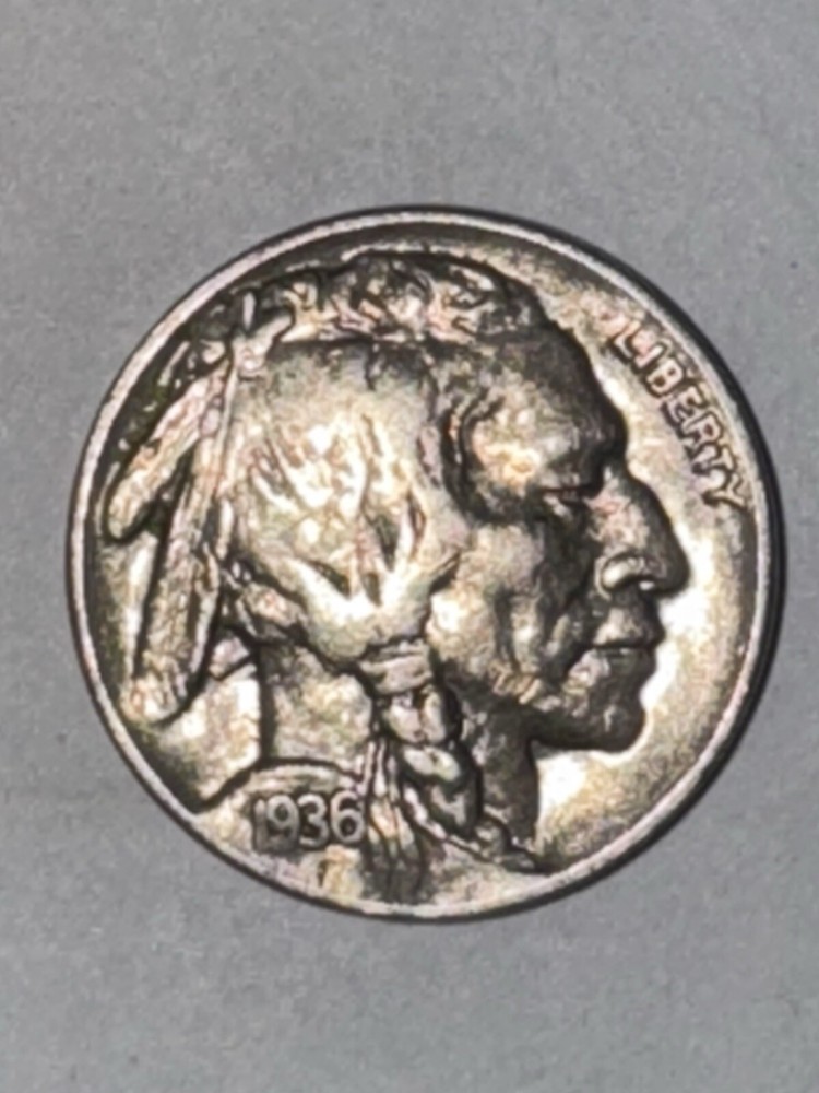 1936  Buffalo Nickel F
