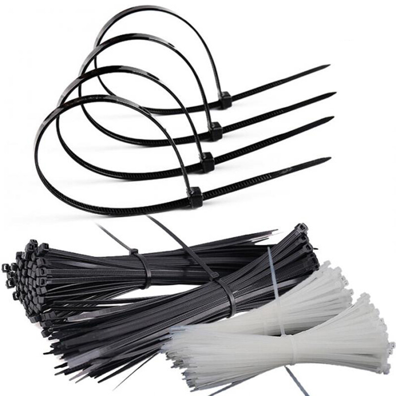 8mm Self-Locking Plastic Nylon Cable Ties Zip Ties Wrap Wire Cord Zip Tie Strap