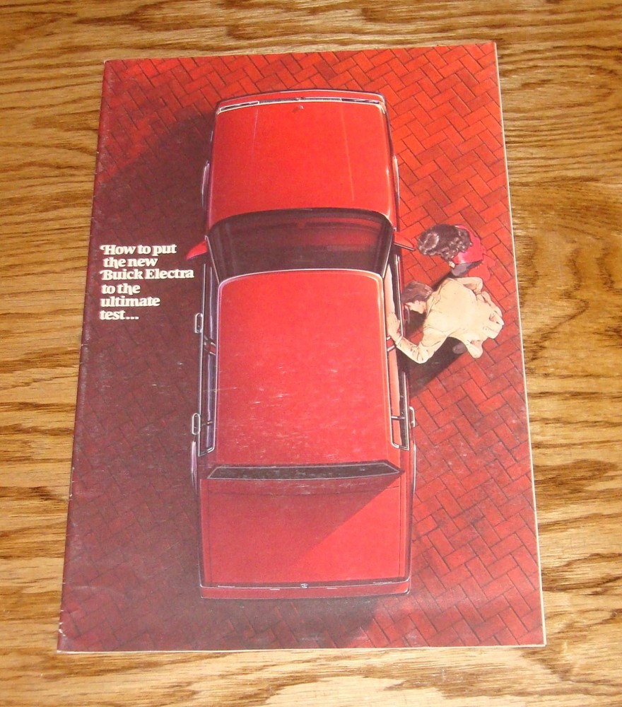Original 1985 Buick Electra Sales Brochure 85
