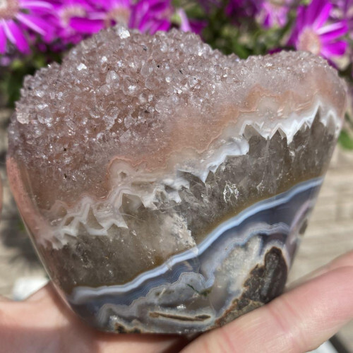 Sugar Pink Amethyst Cupcake Mold, Unique