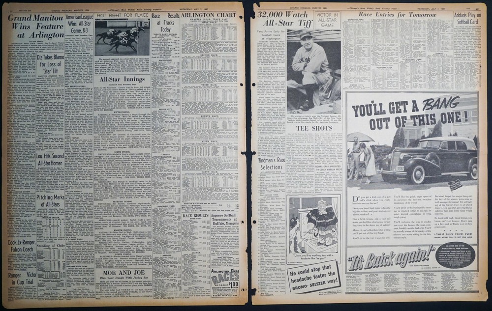 1937 Chicago Newspaper - Zero Hour in Hunt For Missing Amelia Earhart