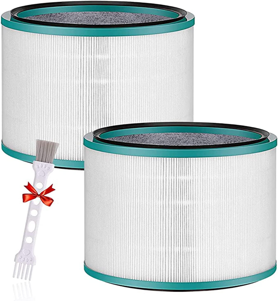 2 Pack HEPA Filter Replacements for Dyson HP01, HP02, DP01 Desk Purifiers