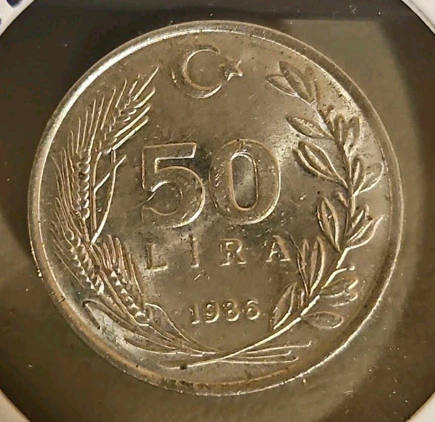 1986 Turkey 50 Lira