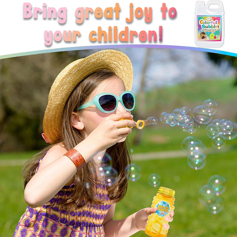 Bubble Solution Refill - 1L for Bubble Machines & Parties