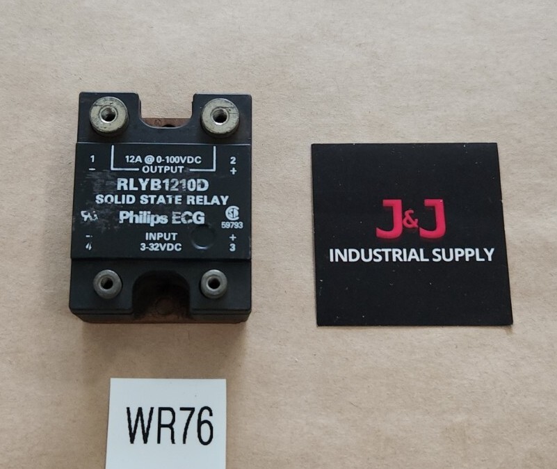 *PREOWNED* ECG RLYB1210D Solid State Relay 12A Input: 3-32Vdc 12A + Warranty!