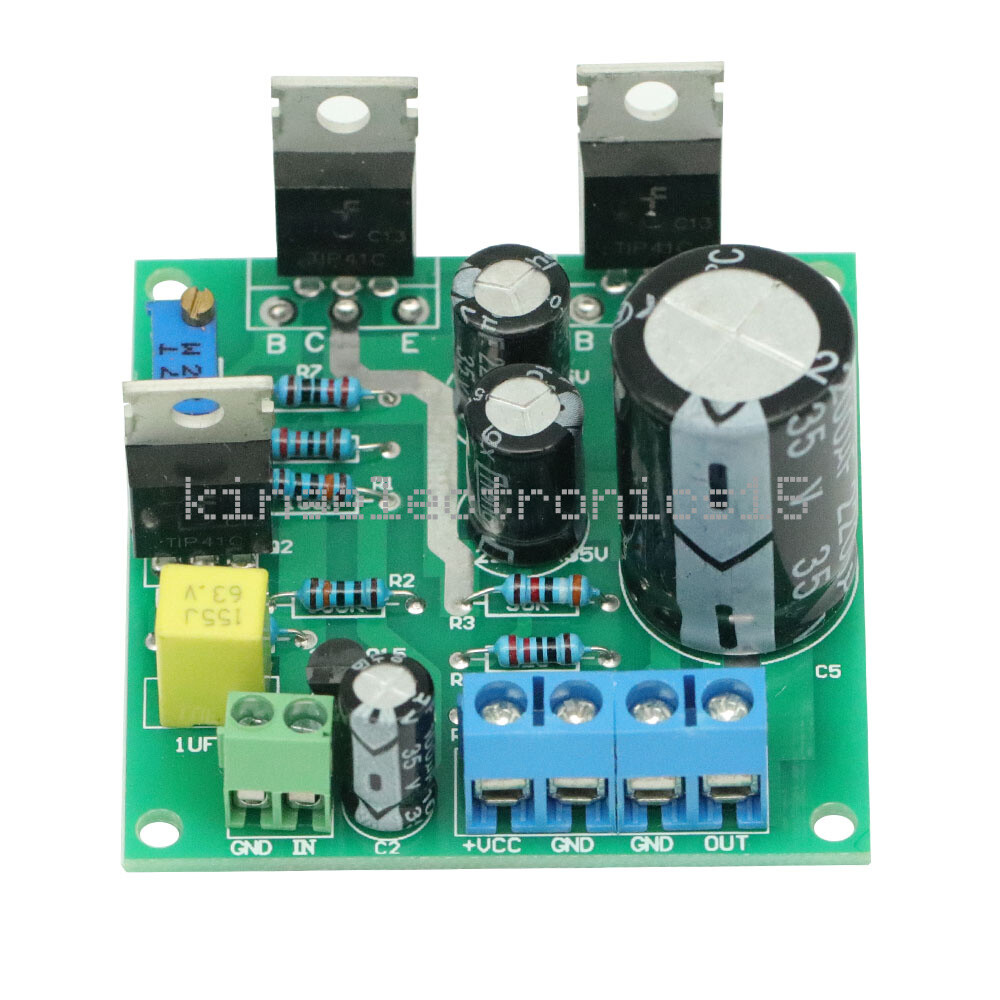 DC 12V-30V 24V Mini 1969 TIP41C 1 CH Pure Class A Amplifier Assemble Board NEW