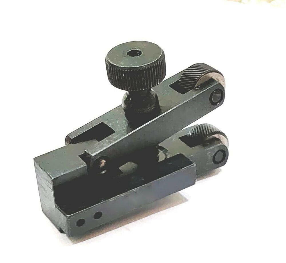 Small Adjustable Mini Lathe V Clamp Type Knurling Tool Holder 5-20mm Diamond