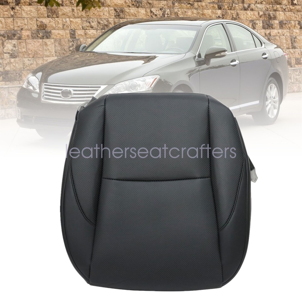For 2007 2008 2009-2012 Lexus Es350 Driver Perforated Leather Seat Cover Black