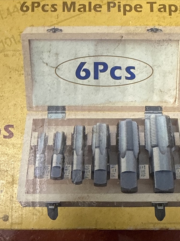 Northern Industrial Tools 6 Pcs Male Pipe Taps