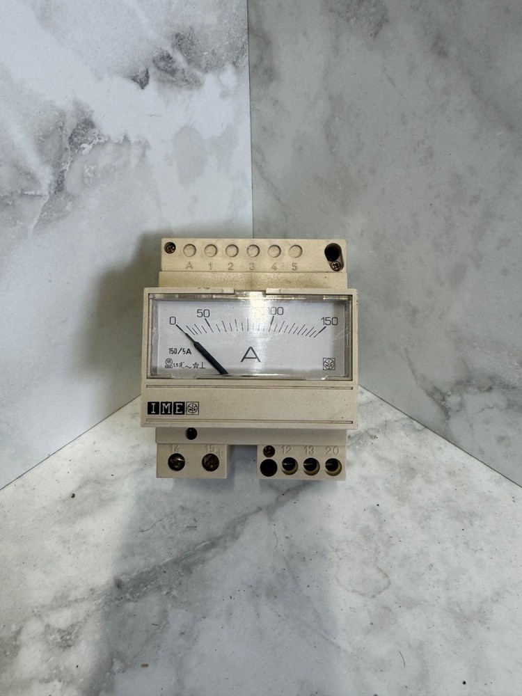 IME Scale 150/5A Analog Ammeter DIN Mount